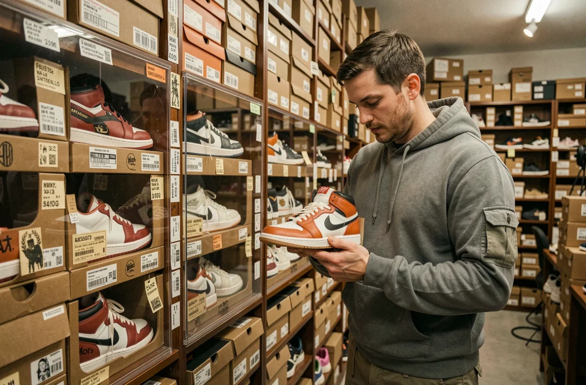 La Boîte Collector à Lille, boutique spécialisée dans les baskets rares et vintage